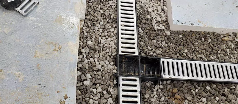 Storm Water Trench Drain Repair in Yorkdale, Toronto